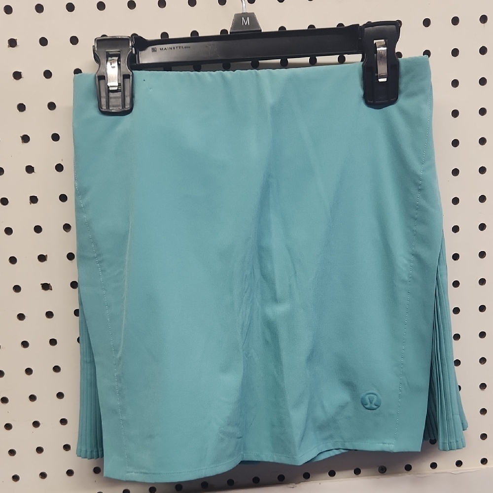 Lululemon Tidal Blue Peek Pleat Skirt Size 0